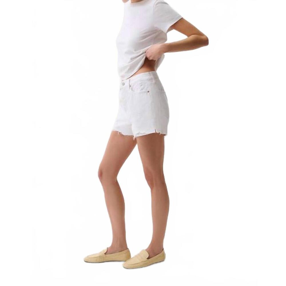 NEW PISTOLA nova high rise relaxed cut off short in luxe white vintage - Picture 4 of 4